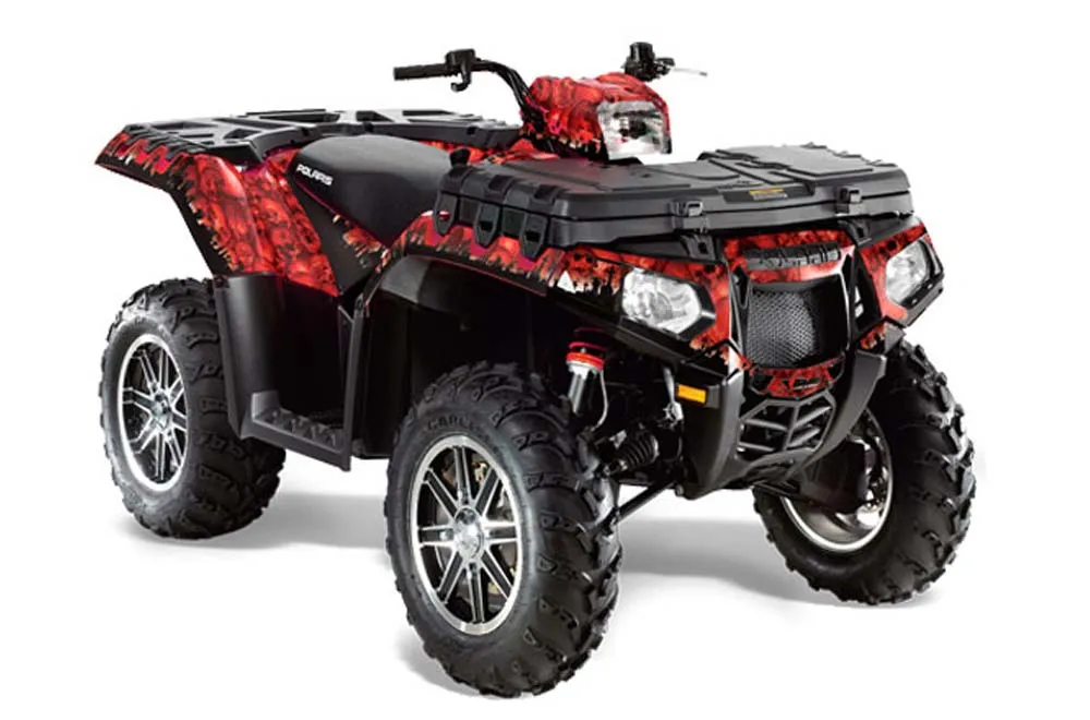 Polaris Sportsman 550 / 850 / 850SP / 1000 ATV Graphic Kit - 2009-2016 Reaper Red