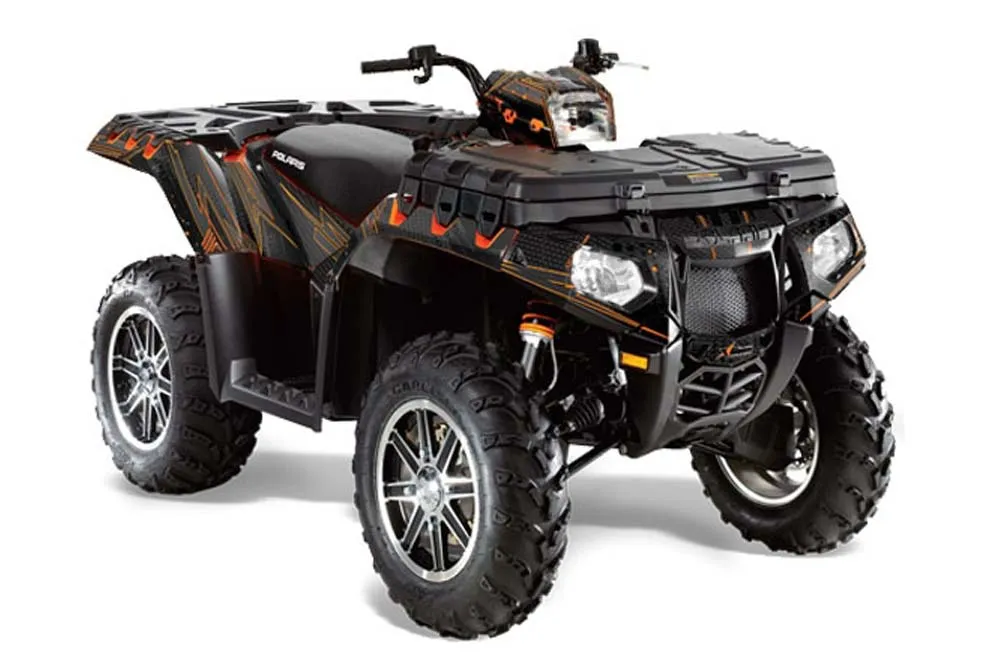 Polaris Sportsman 550 / 850 / 850SP / 1000 ATV Graphic Kit - 2009-2016 The Grid Orange