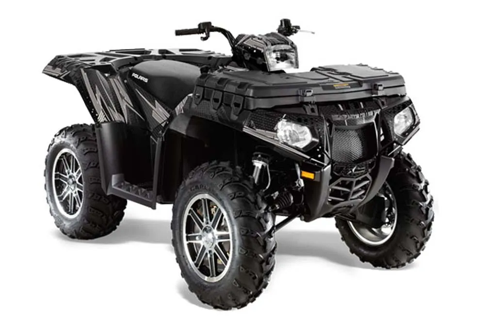 Polaris Sportsman 550 / 850 / 850SP / 1000 ATV Graphic Kit - 2009-2016 The Grid Silver