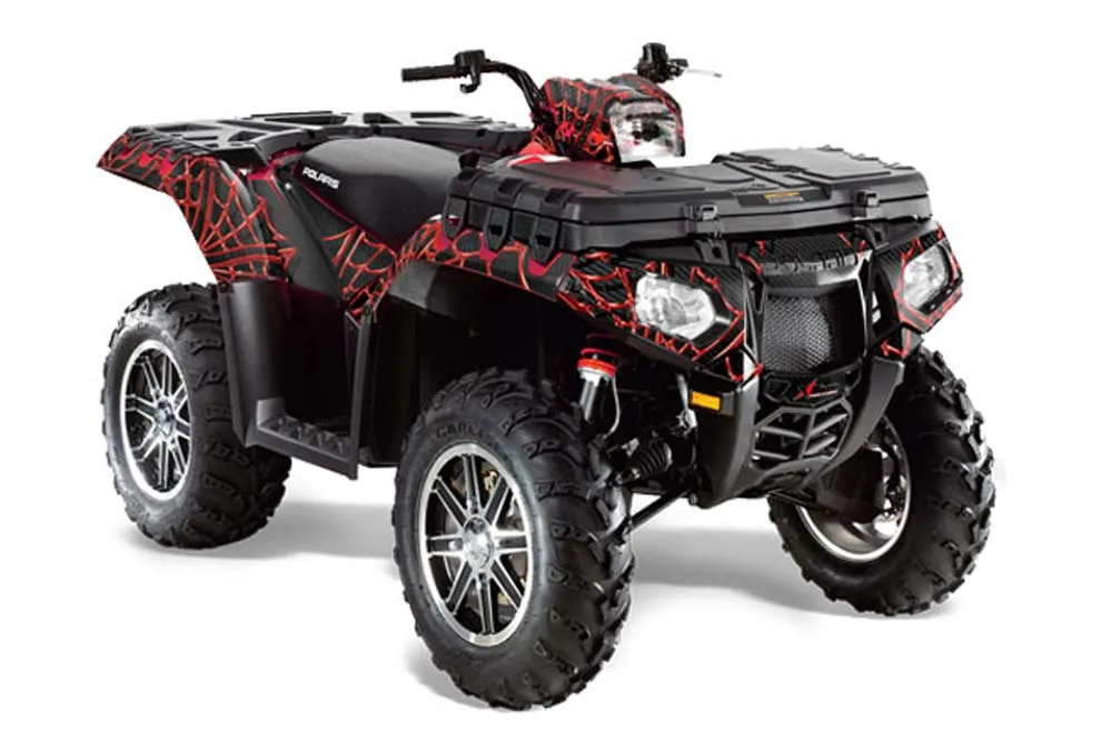 Polaris Sportsman 550 / 850 / 850SP / 1000 ATV Graphic Kit - 2009-2016 Widow Maker Red