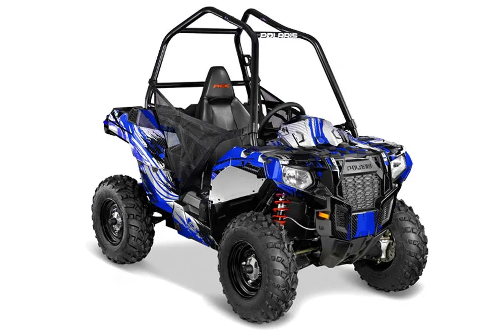 Polaris Sportsman ACE 325 / 570 ATV Graphic Kit - 2014-2016 Carbon X Blue