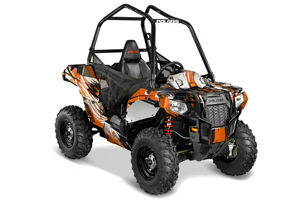 Polaris Sportsman ACE 325 / 570 ATV Graphic Kit - 2014-2016 Carbon X Orange