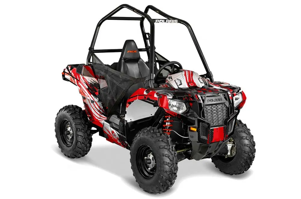 Polaris Sportsman ACE 325 / 570 ATV Graphic Kit - 2014-2016 Carbon X Red