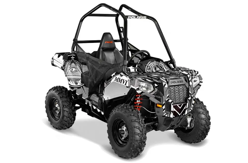 Polaris Sportsman ACE 325 / 570 ATV Graphic Kit - 2014-2016 Conspiracy Black