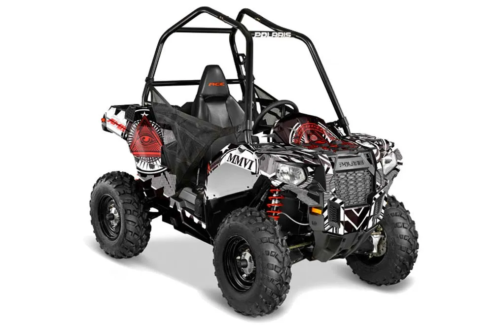 Polaris Sportsman ACE 325 / 570 ATV Graphic Kit - 2014-2016 Conspiracy Red