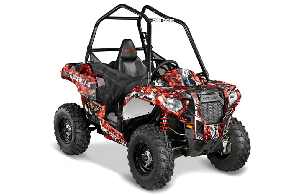 Polaris Sportsman ACE 325 / 570 ATV Graphic Kit - 2014-2016 Mad Hatter Red