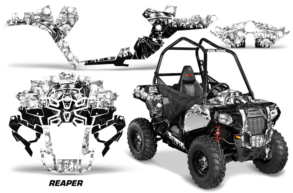 Polaris Sportsman ACE 325 / 570 ATV Graphic Kit - 2014-2016 Reaper White