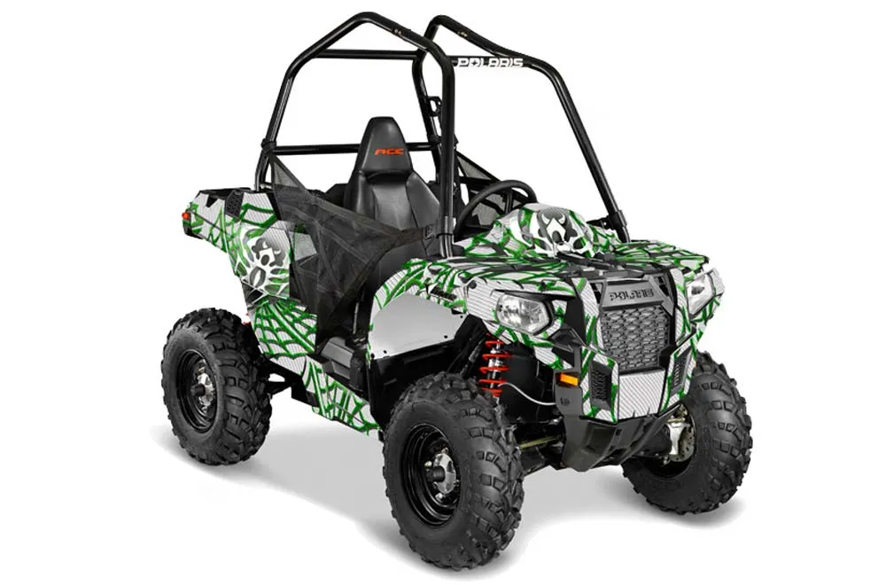 Polaris Sportsman ACE 325 / 570 ATV Graphic Kit - 2014-2016 Widow Maker Green