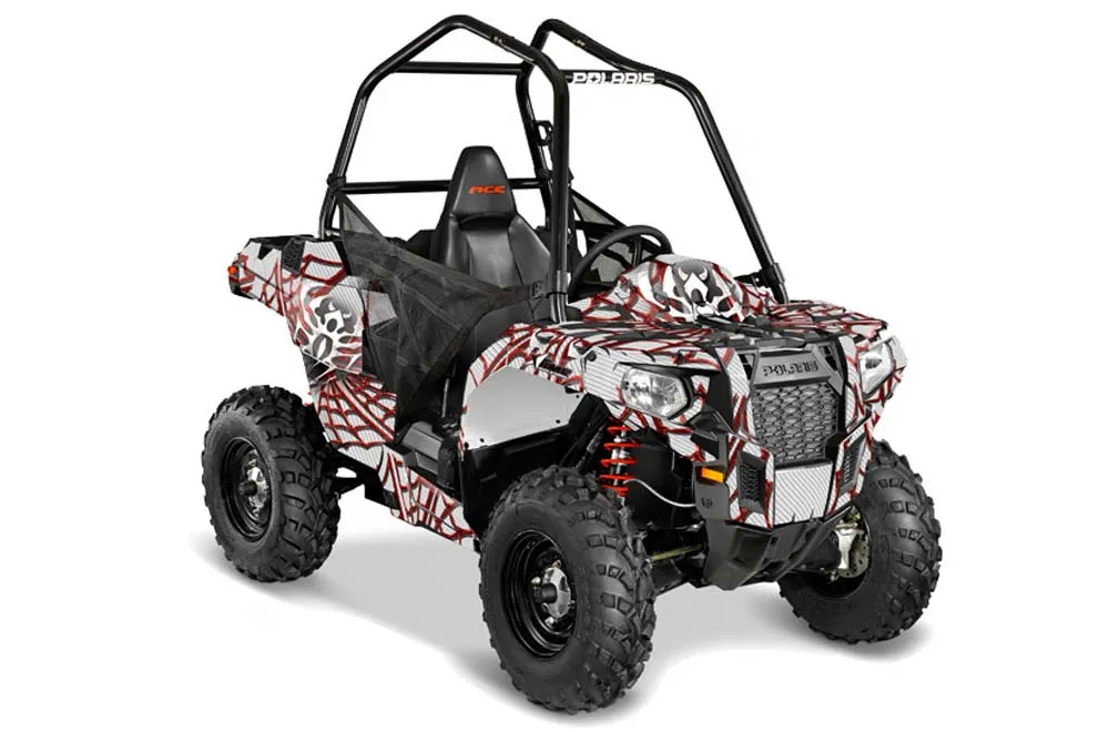 Polaris Sportsman ACE 325 / 570 ATV Graphic Kit - 2014-2016 Widow Maker Red