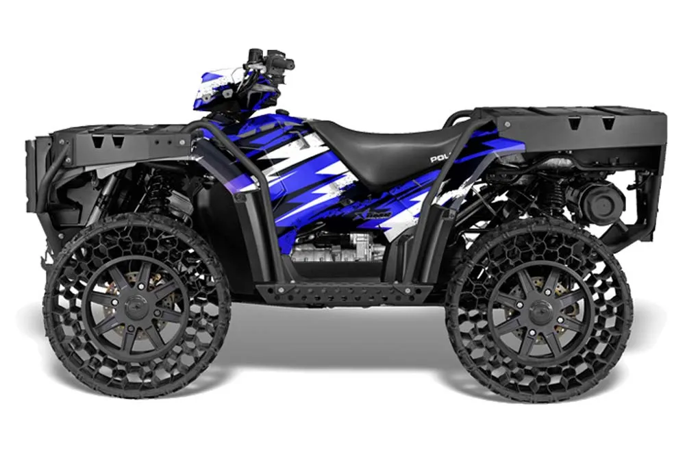 Polaris Sportsman WV850 ATV Graphic Kit - 2012-2015 Attack Blue