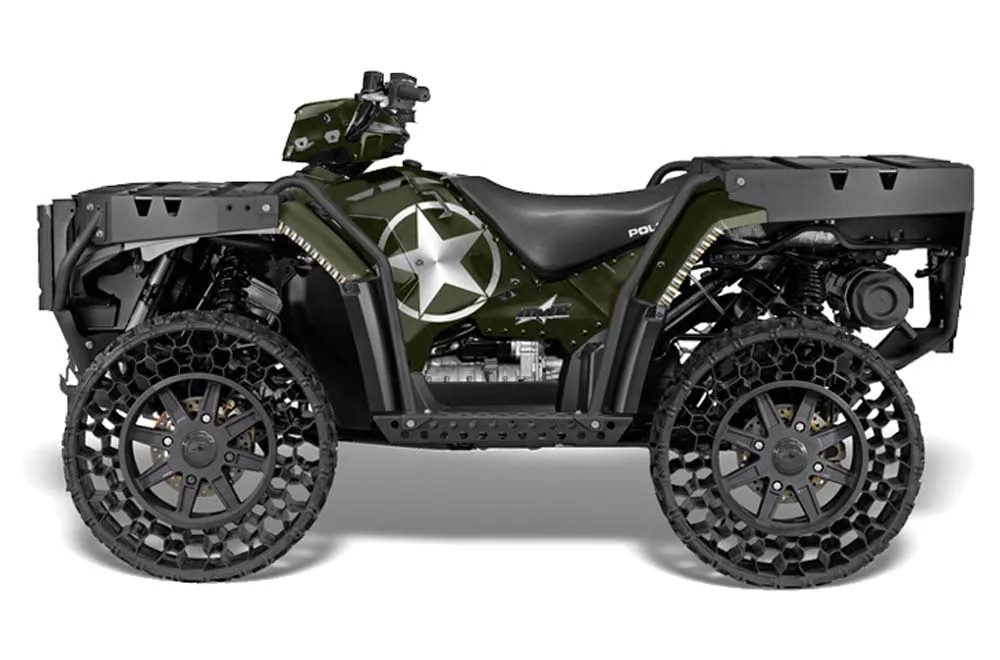 Polaris Sportsman WV850 ATV Graphic Kit - 2012-2015 Battle Born