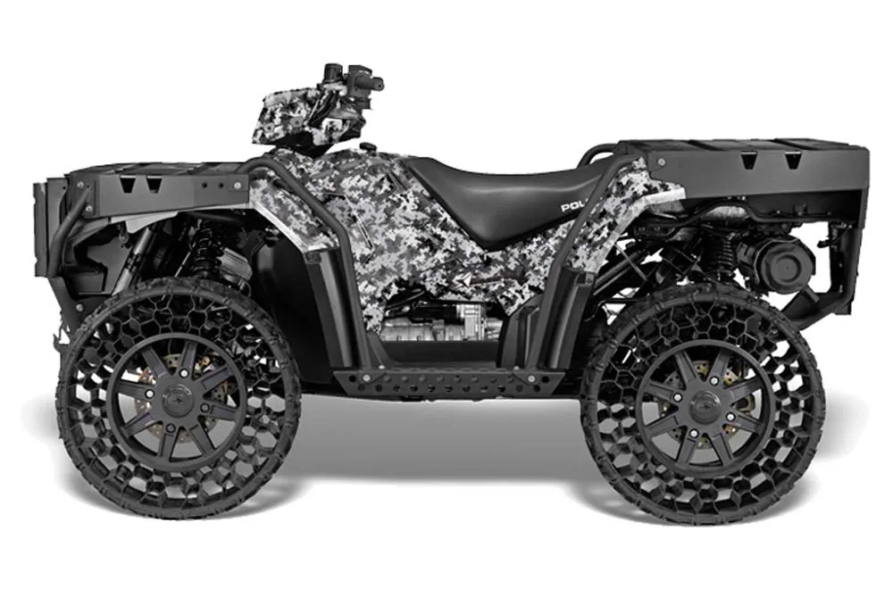 Polaris Sportsman WV850 ATV Graphic Kit - 2012-2015 Digi Camo Silver