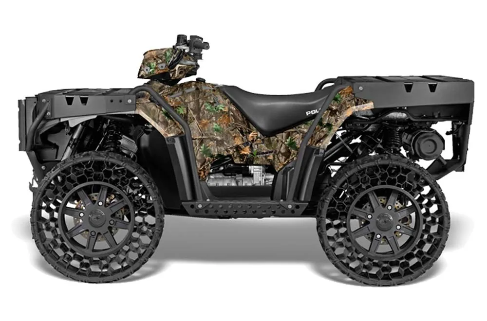Polaris Sportsman WV850 ATV Graphic Kit - 2012-2015 Woodland Camo
