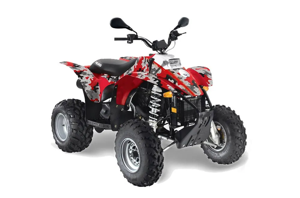Polaris Trailblazer 350 ATV Graphic Kit - 1985-2009 Camoplate Red