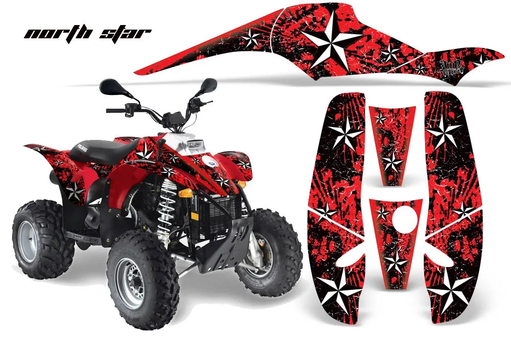 Polaris Trailblazer 350 ATV Graphic Kit - 1985-2009 Northstar Red