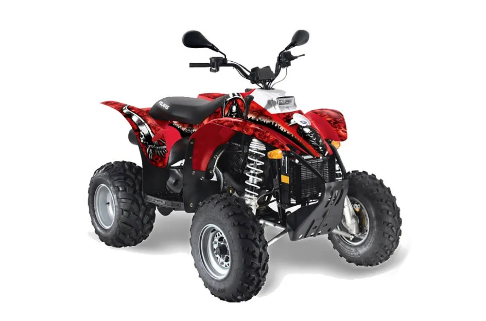 Polaris Trailblazer 350 ATV Graphic Kit - 1985-2009 Reaper Red