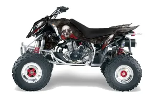 Polaris Outlaw 450 / 500 / 525 ATV Graphic Kit - 2006-2008 Bone Collector Black