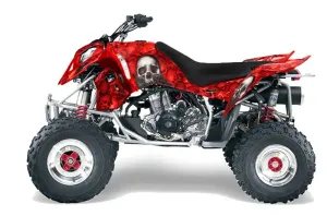 Polaris Outlaw 450 / 500 / 525 ATV Graphic Kit - 2006-2008 Bone Collector Red