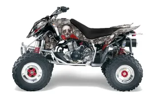 Polaris Outlaw 450 / 500 / 525 ATV Graphic Kit - 2006-2008 Bone Collector Silver