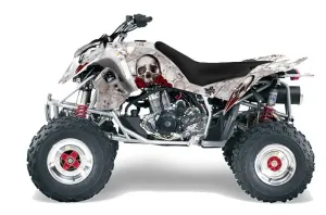 Polaris Outlaw 450 / 500 / 525 ATV Graphic Kit - 2006-2008 Bone Collector White