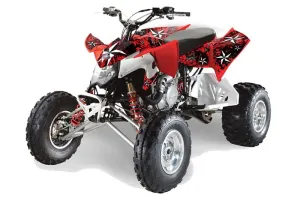 Polaris Outlaw 450 / 500 / 525 ATV Graphic Kit - 2009-2012 Northstar Red