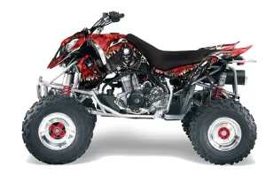 Polaris Outlaw 450 / 500 / 525 ATV Graphic Kit - 2006-2008 Reaper Red