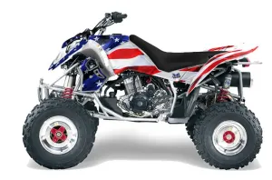 Polaris Outlaw 450 / 500 / 525 ATV Graphic Kit - 2006-2008 Stars n Stripes Red
