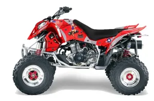 Polaris Outlaw 450 / 500 / 525 ATV Graphic Kit - 2006-2008 T Bomber Red