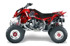 Polaris Outlaw 450 / 500 / 525 ATV Graphic Kit - 2006-2008 Toxicity Black