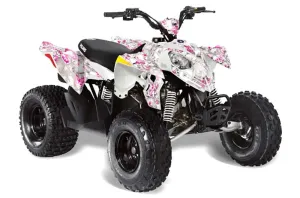 Polaris Outlaw 90 / 110 ATV Graphic Kit - 2002-2025 Butterfly Pink