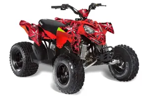 Polaris Outlaw 90 / 110 ATV Graphic Kit - 2002-2025 Northstar Red