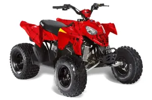 Polaris Outlaw 90 / 110 ATV Graphic Kit - 2002-2025 Silver Star - Reloaded Red