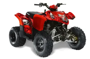 Polaris Phoenix 200 ATV Graphic Kit - 2005-2023 Bone Collector Red