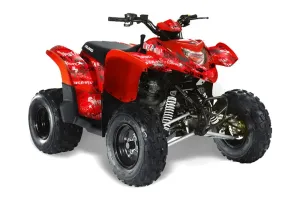 Polaris Phoenix 200 ATV Graphic Kit - 2005-2023 Stars n Stripes Red