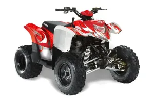 Polaris Phoenix 200 ATV Graphic Kit - 2005-2023 T Bomber Red