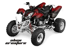 Polaris Predator 500 ATV Graphic Kit - 2002-2011 Alien Red