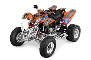 Polaris Predator 500 ATV Graphic Kit - 2002-2011 General Lee Orange