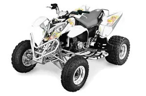 Polaris Predator 500 ATV Graphic Kit - 2002-2011 Mandy White
