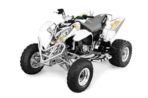 Polaris Predator 500 ATV Graphic Kit - 2002-2011 Mandy White