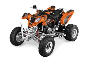 Polaris Predator 500 ATV Graphic Kit - 2002-2011 Reaper Orange