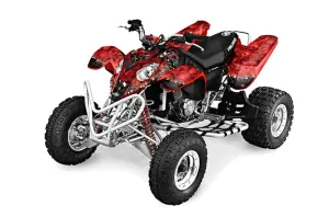 Polaris Predator 500 ATV Graphic Kit - 2002-2011 Reaper Red