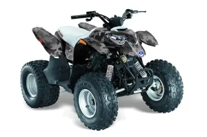 Polaris Predator 90 ATV Graphic Kit - 2002-2011 Camoplate Black
