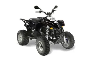 Polaris Scrambler / Trailblazer 500 ATV Graphic Kit - 1985-2009 Reaper Black