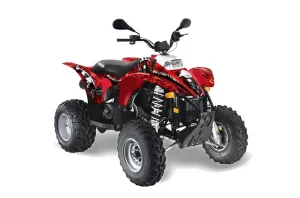 Polaris Scrambler / Trailblazer 500 ATV Graphic Kit - 1985-2009 Reaper Red