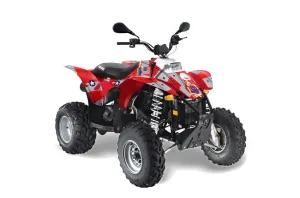 Polaris Scrambler / Trailblazer 500 ATV Graphic Kit - 1985-2009 T Bomber Red