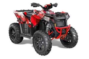 Polaris Scrambler XP 850 / 1000 ATV Graphic Kit - 2013-2016 Carbon X Red