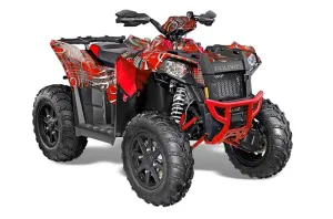 Polaris Scrambler XP 850 / 1000 ATV Graphic Kit - 2013-2016 Deaden Red