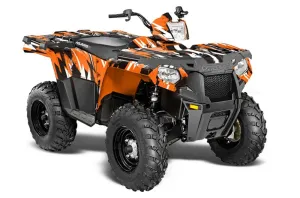 Polaris Sportsman 325ETX / 450 / 570 ATV Graphic Kit - 2014-2017 Attack Orange