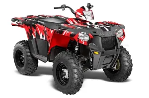 Polaris Sportsman 325ETX / 450 / 570 ATV Graphic Kit - 2014-2017 Attack Red