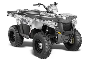 Polaris Sportsman 325ETX / 450 / 570 ATV Graphic Kit - 2014-2017 Camoplate White